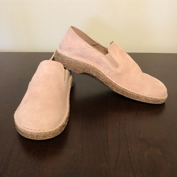 Birkenstock Shoes Birkenstock Callan Loafers Womens 1 Slip On Soft Pink Suede 12104 Poshmark